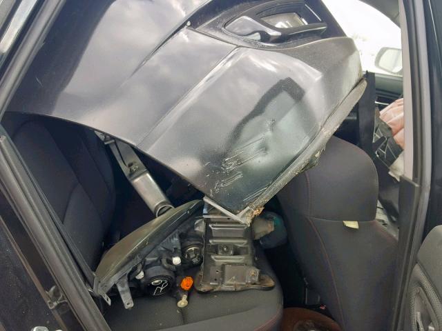 JM1BK34M281185031 - 2008 MAZDA SPEED 3 შავი ფოტო 6