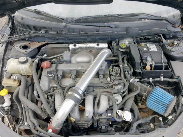 JM1BK34M281185031 - 2008 MAZDA SPEED 3 შავი ფოტო 7