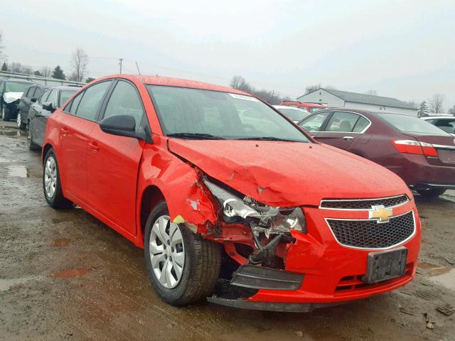 1G1PB5SH6E7457735 - 2014 CHEVROLET CRUZE LS RED photo 1