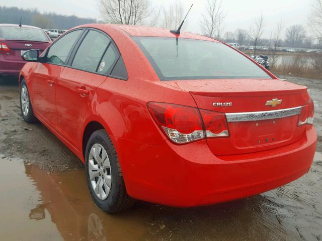 1G1PB5SH6E7457735 - 2014 CHEVROLET CRUZE LS RED photo 3