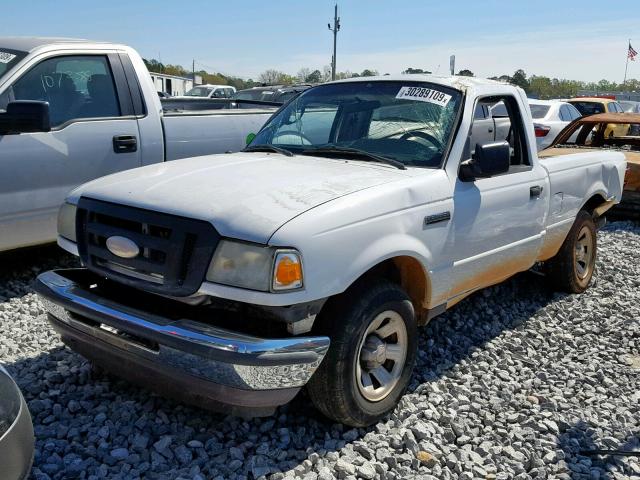 1FTYR10D47PA87386 - 2007 FORD RANGER WHITE photo 2