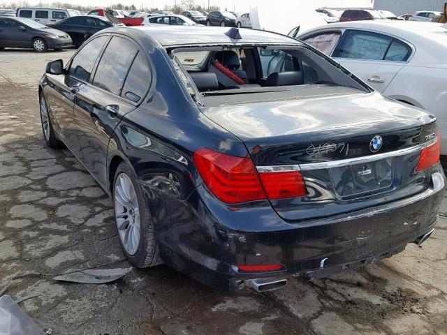 WBAKC6C53CC395544 - 2012 BMW 750I BLACK photo 3