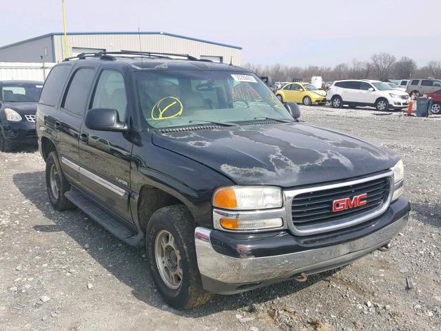 1GKEK13Z42J254540 - 2002 GMC YUKON BLACK photo 1