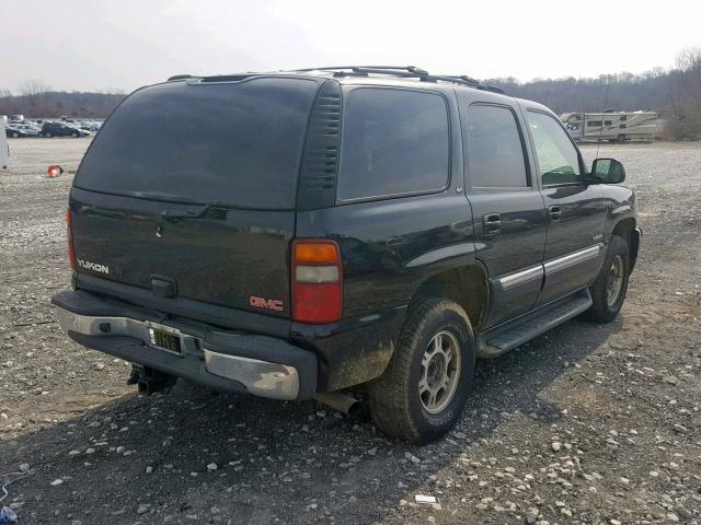 1GKEK13Z42J254540 - 2002 GMC YUKON BLACK photo 4