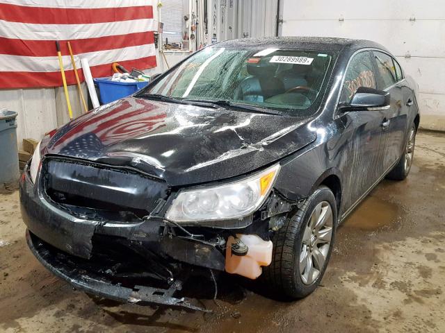 1G4GD5EG8AF131001 - 2010 BUICK LACROSSE C BLACK photo 2