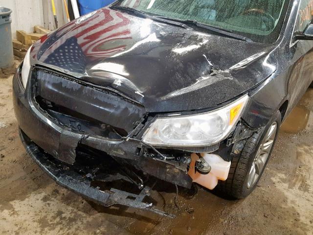 1G4GD5EG8AF131001 - 2010 BUICK LACROSSE C BLACK photo 9