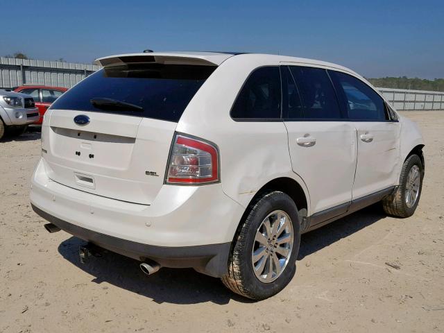 2FMDK38C29BA43919 - 2009 FORD EDGE SEL WHITE photo 4