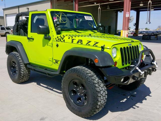 1C4AJWAG8CL253554 - 2012 JEEP WRANGLER S GREEN photo 1