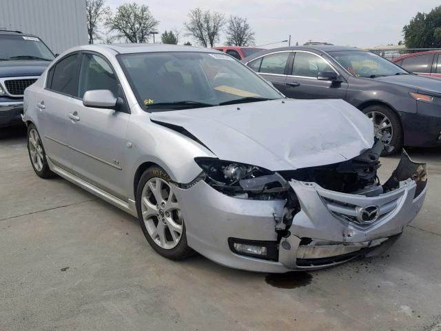 JM1BK324381119400 - 2008 MAZDA 3 S SILVER photo 1