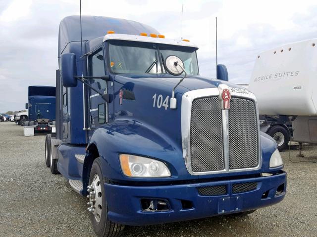 1XKADP9X1DJ346435 - 2013 KENWORTH CONSTRUCTI BLUE photo 1