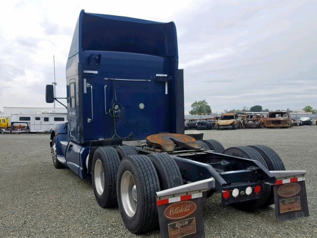 1XKADP9X1DJ346435 - 2013 KENWORTH CONSTRUCTI BLUE photo 3