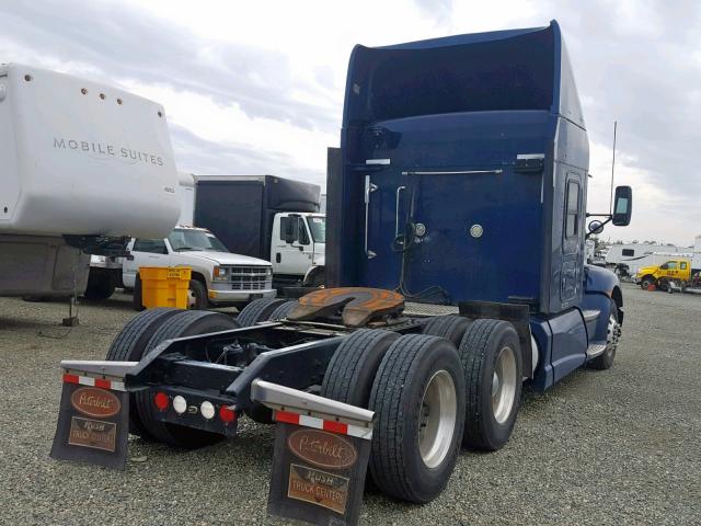 1XKADP9X1DJ346435 - 2013 KENWORTH CONSTRUCTI BLUE photo 4