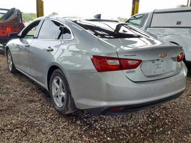 1G1ZB5ST3GF350874 - 2016 CHEVROLET MALIBU LS SILVER photo 3