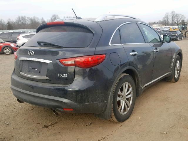 JN8AS1MW6AM855609 - 2010 INFINITI FX35 BLACK photo 4