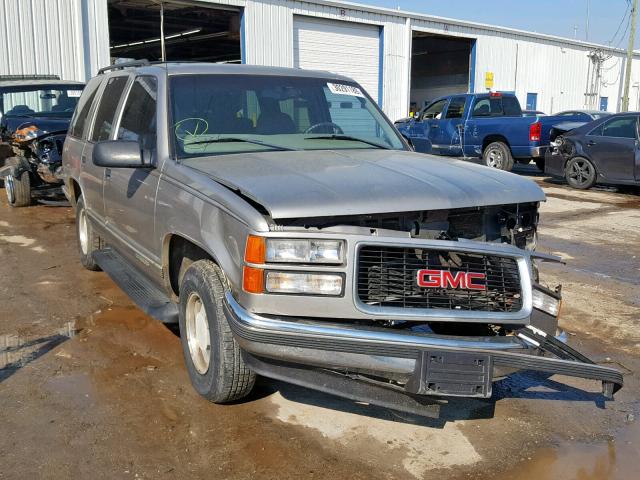 1GKEC13R7XJ725066 - 1999 GMC YUKON GRAY photo 1