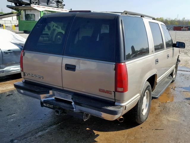 1GKEC13R7XJ725066 - 1999 GMC YUKON GRAY photo 4