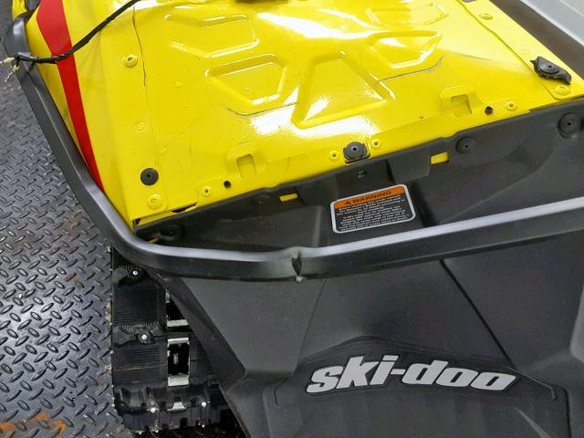 2BPSMWJA7JV000468 - 2018 SKI DOO MXZ YELLOW photo 13