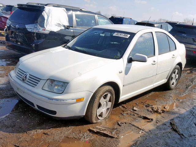 3VWRK69M24M092223 - 2004 VOLKSWAGEN JETTA GL WHITE photo 2