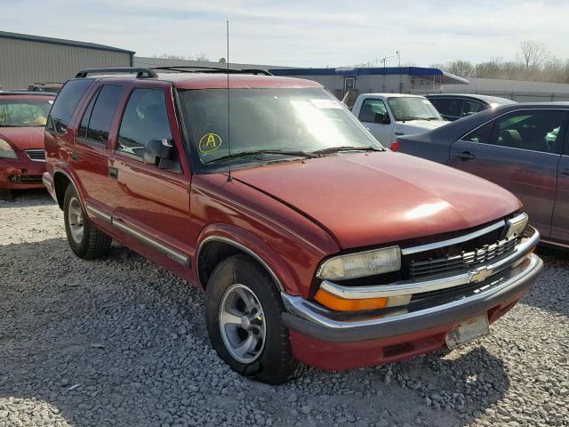 1GNCS13W4X2180439 - 1999 CHEVROLET BLAZER RED photo 1