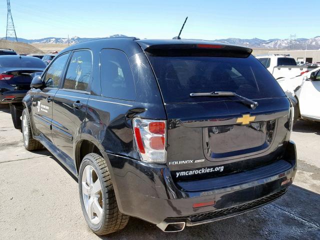 2CNDL037386309980 - 2008 CHEVROLET EQUINOX SP BLACK photo 3