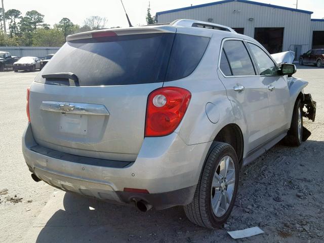 2CNFLFE57B6288579 - 2011 CHEVROLET EQUINOX LT SILVER photo 4