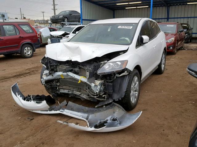 JM3ER293780189981 - 2008 MAZDA CX-7 WHITE photo 2