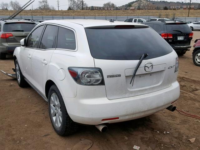 JM3ER293780189981 - 2008 MAZDA CX-7 WHITE photo 3