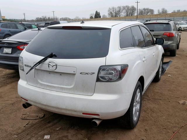 JM3ER293780189981 - 2008 MAZDA CX-7 WHITE photo 4