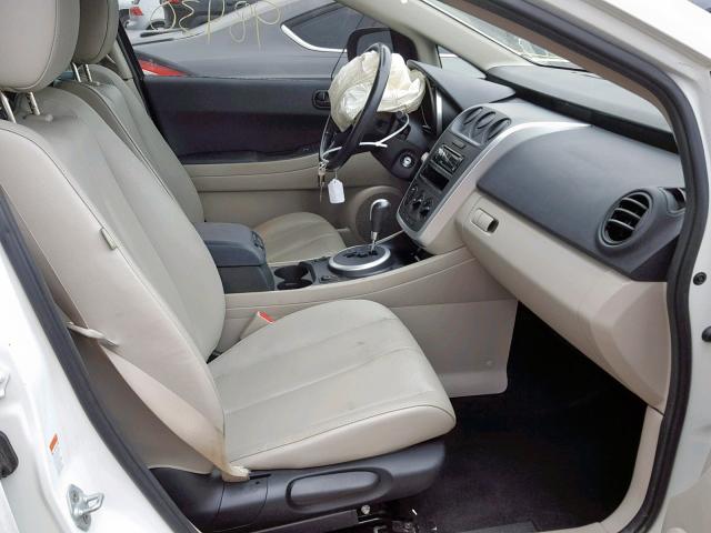 JM3ER293780189981 - 2008 MAZDA CX-7 WHITE photo 5