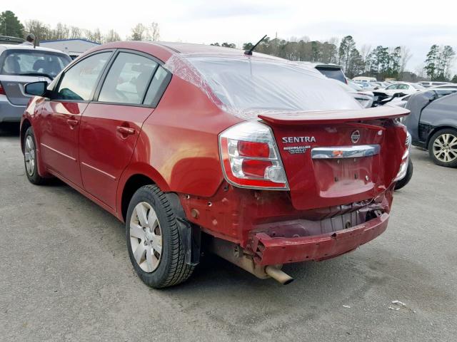 3N1AB6AP0CL736766 - 2012 NISSAN SENTRA 2.0 RED photo 3