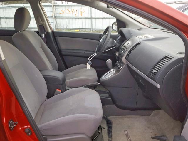 3N1AB6AP0CL736766 - 2012 NISSAN SENTRA 2.0 RED photo 5