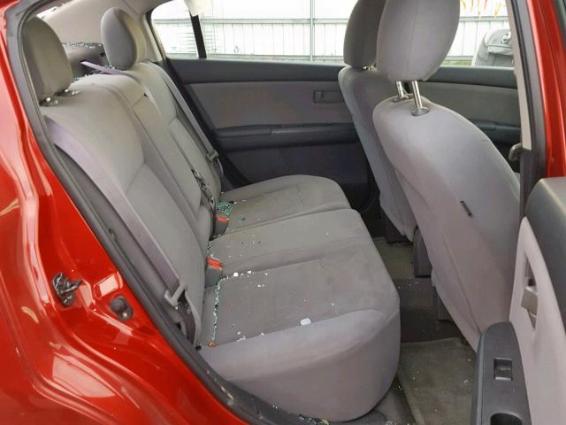 3N1AB6AP0CL736766 - 2012 NISSAN SENTRA 2.0 RED photo 6