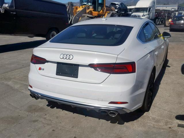 WAUC4CF51JA073294 - 2018 AUDI S5 PRESTIG WHITE photo 4