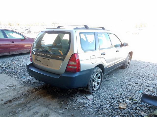 JF1SG63684H765252 - 2004 SUBARU FORESTER 2.5X  photo 4