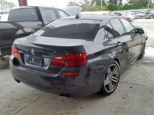 WBAKP9C55ED693211 - 2014 BMW 550 XI BLACK photo 4