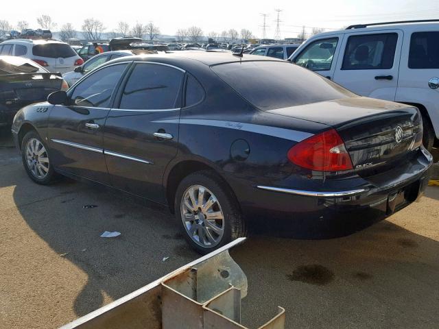 2G4WD582491111665 - 2009 BUICK LACROSSE C BLACK photo 3