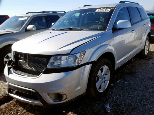 3D4PH1FG0BT542872 - 2011 DODGE JOURNEY MA SILVER photo 2