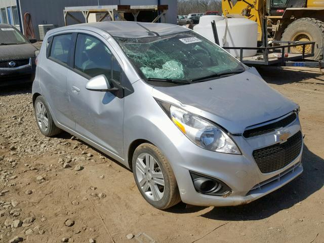 KL8CD6S93FC719307 - 2015 CHEVROLET SPARK 1LT SILVER photo 1