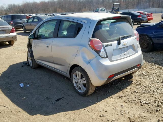 KL8CD6S93FC719307 - 2015 CHEVROLET SPARK 1LT SILVER photo 3