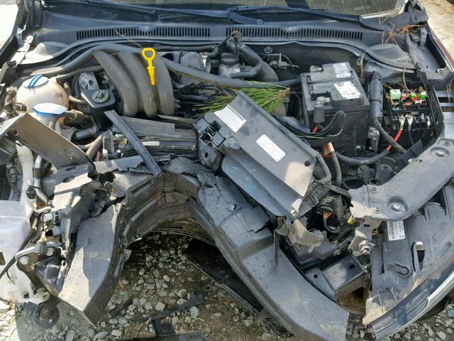 3VW2K7AJXEM232318 - 2014 VOLKSWAGEN JETTA BASE GRAY photo 7