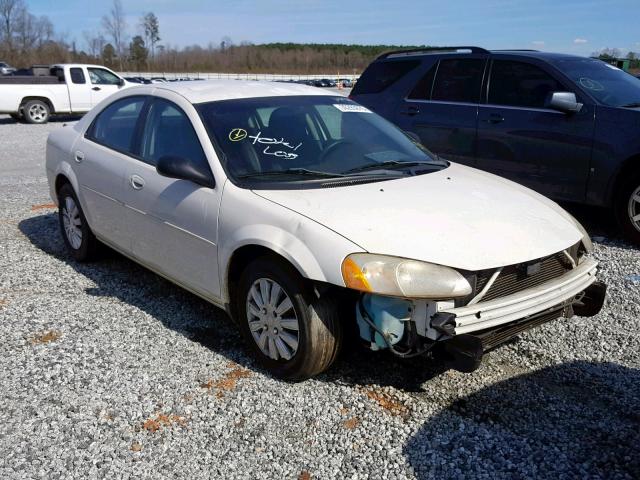 1B3EL36X22N267781 - 2002 DODGE STRATUS SE WHITE photo 1