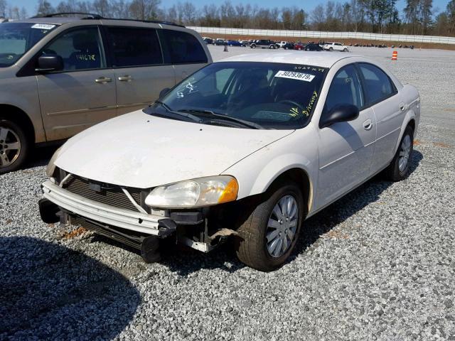 1B3EL36X22N267781 - 2002 DODGE STRATUS SE WHITE photo 2