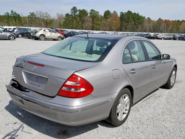 WDBUF65J14A579194 - 2004 MERCEDES-BENZ E 320 GRAY photo 4