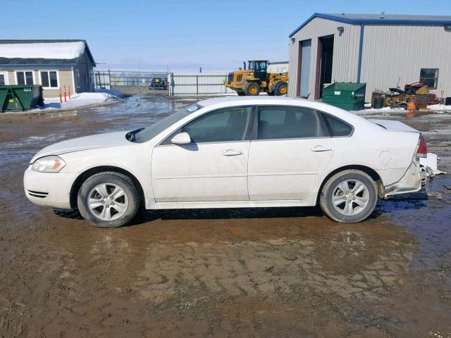 2G1WA5E3XE1120738 - 2014 CHEVROLET IMPALA LIM WHITE photo 9