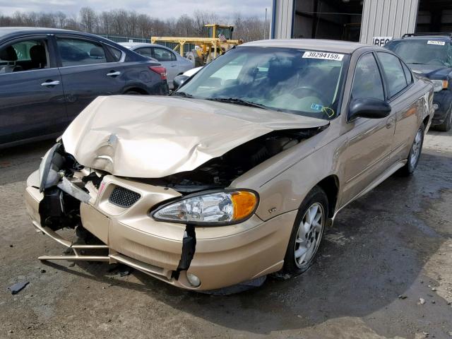 1G2NF52E84M645637 - 2004 PONTIAC GRAND AM S GOLD photo 2