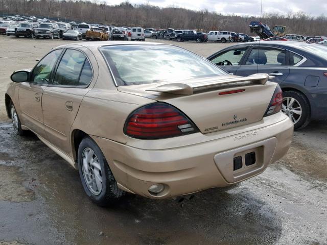 1G2NF52E84M645637 - 2004 PONTIAC GRAND AM S GOLD photo 3