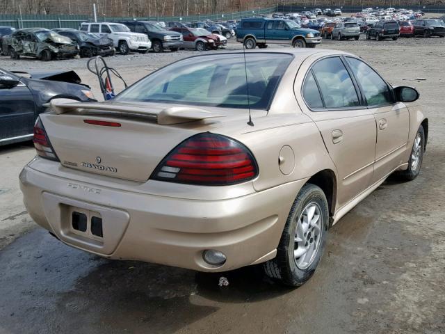 1G2NF52E84M645637 - 2004 PONTIAC GRAND AM S GOLD photo 4