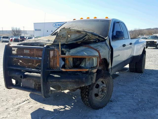 3D7MS48C35G726266 - 2005 DODGE RAM 3500 S WHITE photo 2