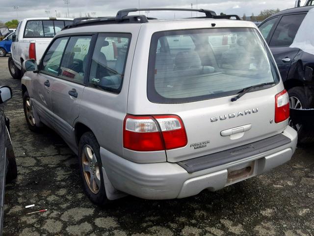 JF1SF65671H723330 - 2001 SUBARU FORESTER S SILVER photo 3