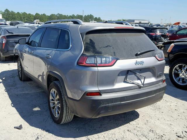 1C4PJLLB2KD295916 - 2019 JEEP CHEROKEE L GRAY photo 3